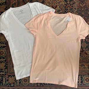 J. Crew Slub Cotton Tees Med